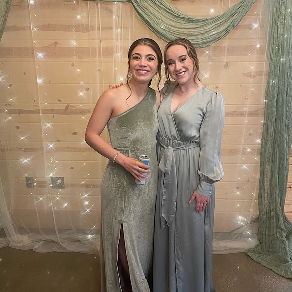 Baltic Born Jenna Maxi Satin Dress - Picture 6 of 6